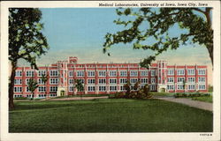 University of Iowa - Medical Laboratories Postcard