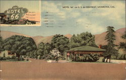 Motel '66' on U.S. 66 Highway Postcard