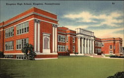 Kingston High School Pennsylvania Postcard Postcard