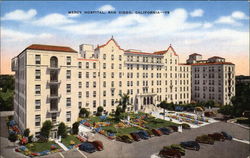Mercy Hospital San Diego, CA Postcard Postcard