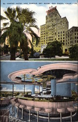 El Cortez Hotel and Famous Sky Room Postcard