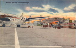Atlanta Airport Passenger Terminal Postcard