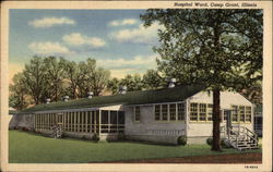 Hospital Ward, Camp Grant Rockford, IL Postcard Postcard