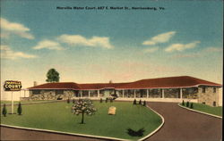 Marvilla Motor Court Harrisonburg, VA Postcard Postcard