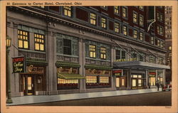 Carter Hotel - Entrance Postcard