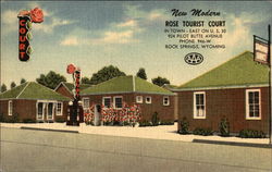 Rose Tourist Court Postcard