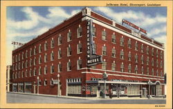 Street View of the Jefferson Hotel Postcard