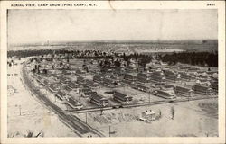 Aerial View, Camp Drum, Pine Camp Postcard