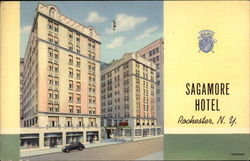 Street View of Sagamore Hotel Postcard