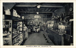 Nuckolls Drug Company Hillsville, VA Postcard Postcard