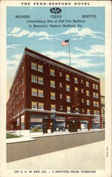 The Penn-Bedford Hotel Pennsylvania Postcard Postcard