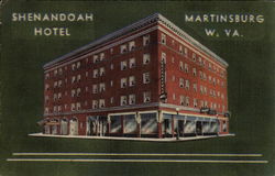 Shenandoah Hotel Martinsburg, WV Postcard Postcard