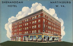 Shenandoah Hotel Martinsburg, WV Postcard Postcard