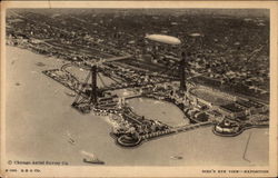 Bird's Eye View of Exposition Postcard