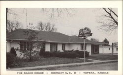 The Ranch House on Highway US 40 Topeka, KS Postcard Postcard