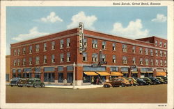 Street View of Hotel Zarah Postcard