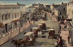 Main Street Mackinac Island, MI Postcard Postcard