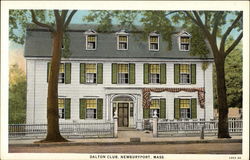 Street View of Dalton Club Postcard