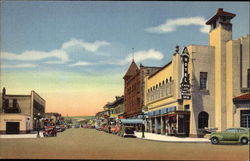 Douglas Avenue, Looking West Las Vegas, NM Postcard Postcard