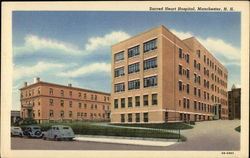 Street View of Sacred Heart Hospital Postcard