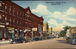 Main Street, Looking West Postcard