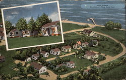 Miles' Cabins, Hiawathaland's Finest Cabin Court Saint Ignace, MI Postcard Postcard