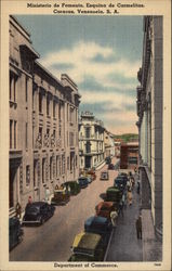 Department of Commerce, West No. 1 Street Caracas, Venezuela South America Postcard Postcard