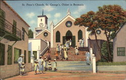St. Peter's Church St. George's, Bermuda Postcard Postcard