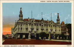 Gallego's Club, National Theatre Postcard