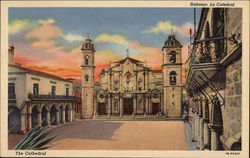 The Cathedral Havana, Cuba Postcard Postcard