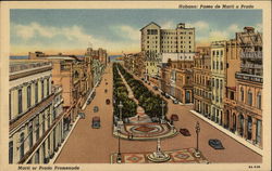 Marti or Prado Promenade Postcard