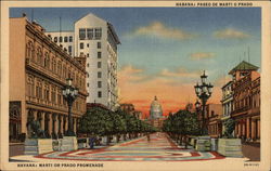Marti or Prado Promenade Postcard