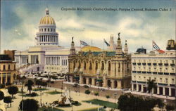 Capitolio Nacional, Centro Gallego, Parque Central Postcard