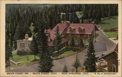 Brook Forest Inn Colorado Postcard Postcard