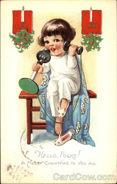 Child with Telephone Children
