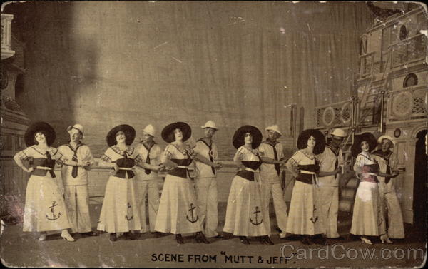 Scene from Greatest Laughing Show On Earth, Mutt and Jeff