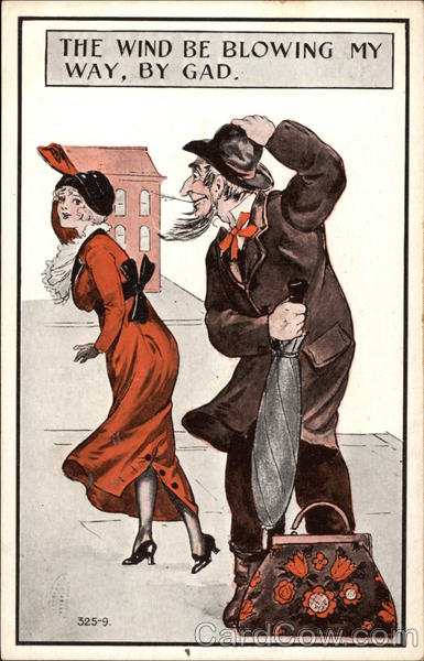 The Wind be Blowing my Way, by Gad Comic, Funny