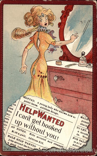 Help Wanted I Can't Get Hooked up Without You! Comic, Funny