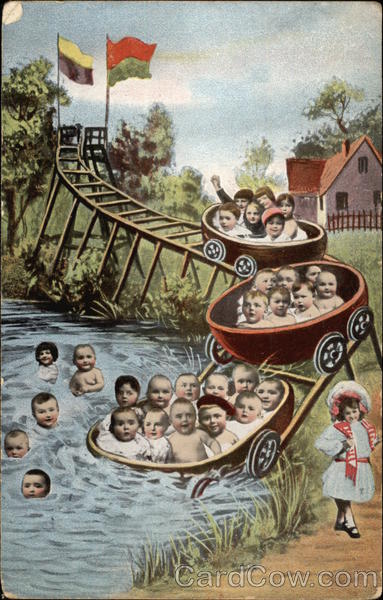 Babies on Roller Coaster Multiple Babies