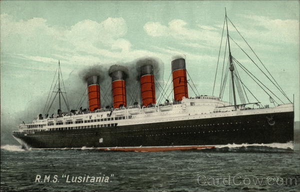 R.M.S. Lusitania Steamers