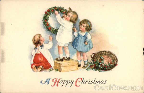 A Happy Christmas Ellen Clapsaddle Children