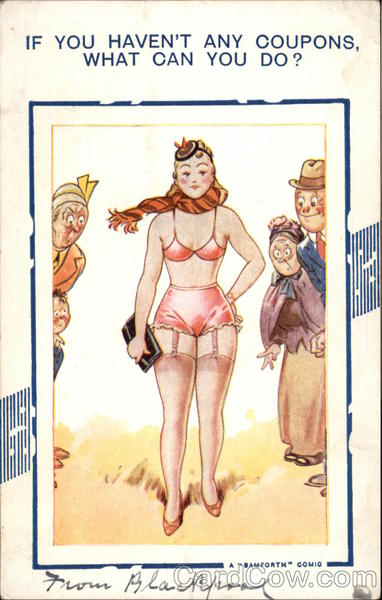 If you Haven't any Coupons, What can you do? Comic, Funny