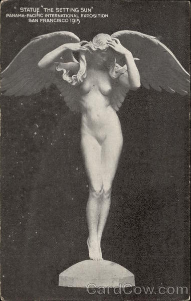 Statue The Setting Sun 1915 Panama-Pacific Exposition