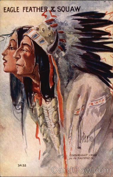 Eagle Feather & Squaw Native Americana