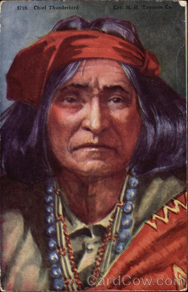 Chief Thunderbird Native Americana