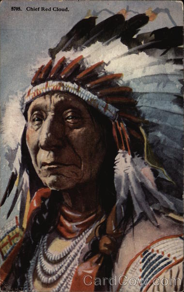 Chief Red Cloud Native Americana