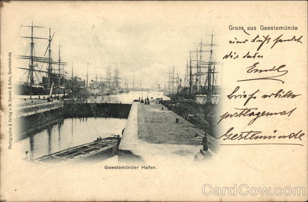Gruss aus Geestemunde, Geestemunder Hafen