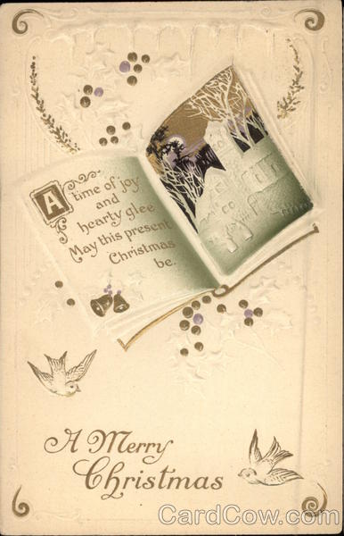 A Merry Christmas, A Time of Joy and Hearty Glee May This Present Christmas Be