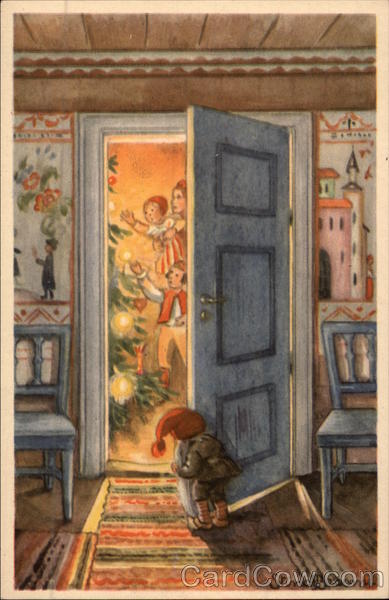 Family and Christmas Tree