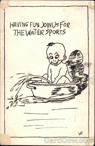 Having Fun, Join us for the Water Sports Comic, Funny